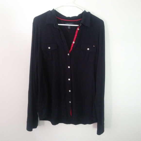 Thrifted Tommy Hilfiger Button Up - Picture 1 of 5